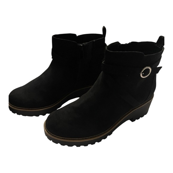 TorridBuckle Wedge Booties 11.5 - Picture 7 of 10